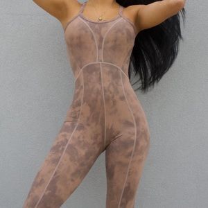 COPY - Tie die yoga bodysuit